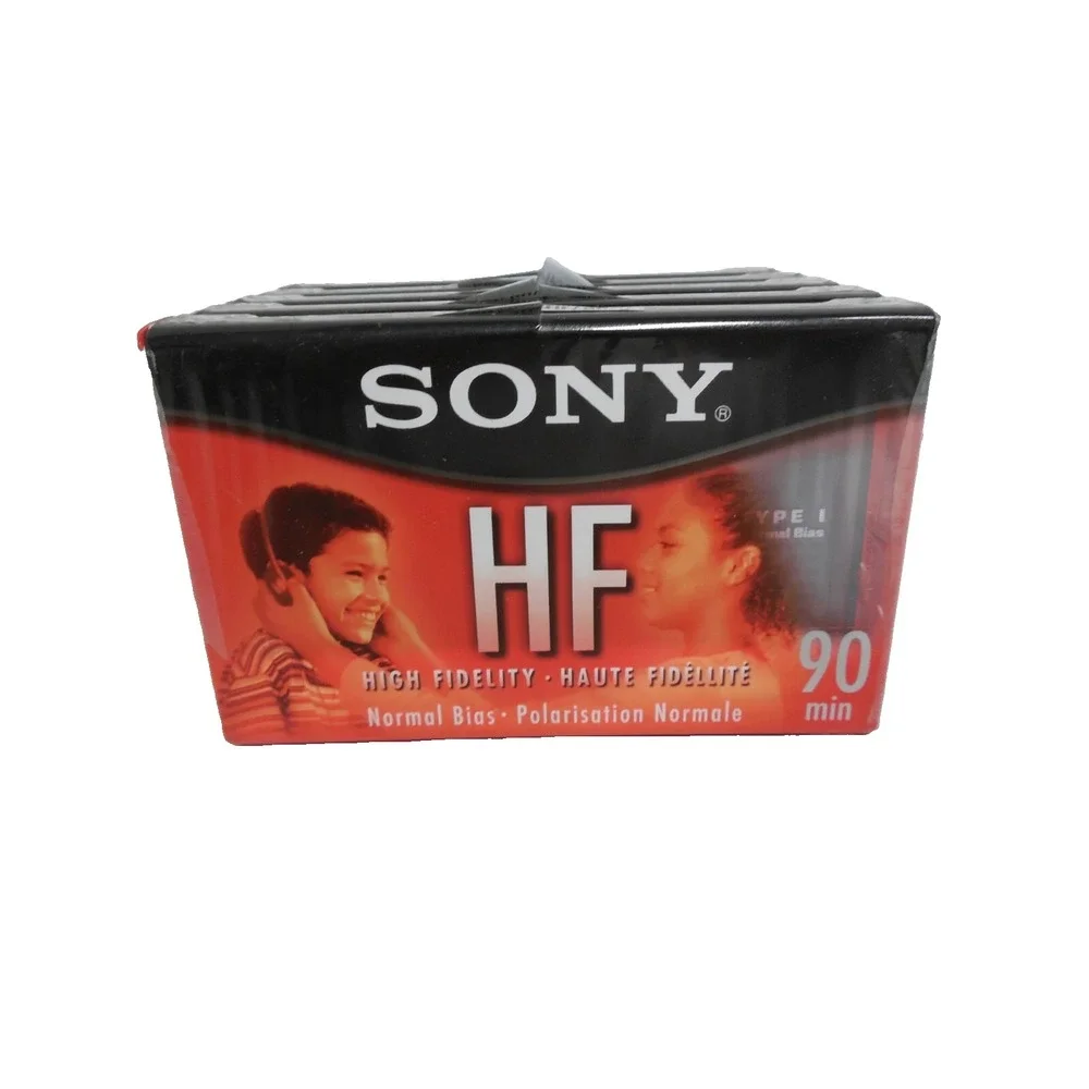 Sony High Fidelity Audio Cassette Tapes 90 Minutes Each, New & Sealed  Set of 5